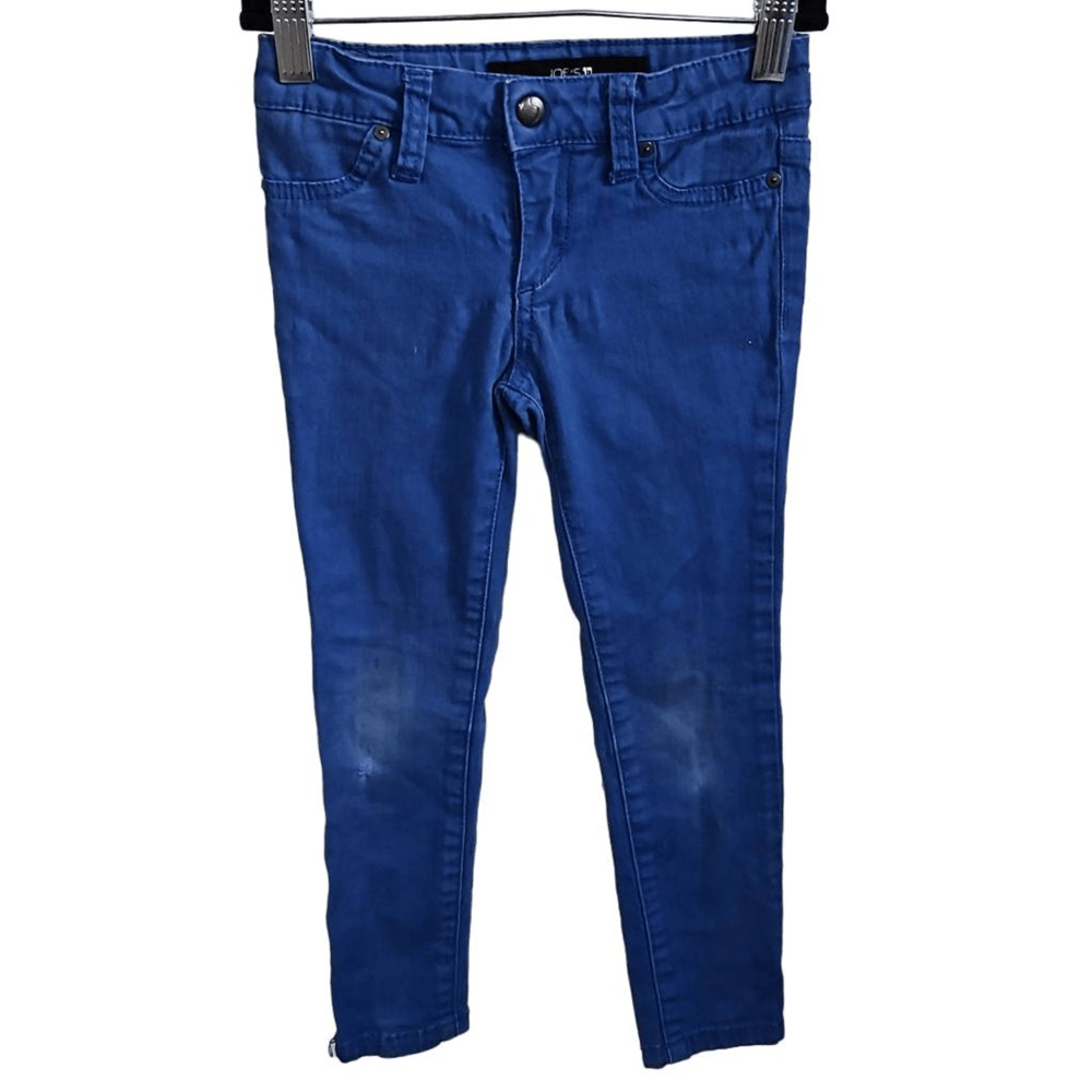 Joe's Jeans Girls Size 4 Skinny Jeans Royal Blue Cotton Denim Casual Pants